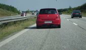 Motsen l�gger (igen) ud til overhaling, p� vej til mini tr�f KBH.