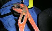 (15) Afbr�kning af den limede plastkappe