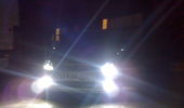 Sv�rt lige at fange et OK billedet i m�rket, da de lyser s� kraftigt op, men man kan se at det er dioder, p� samme m�de som p� ved Audi