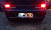 her er s� forskellen p� de normale gl�dep�re og Led i nummerplade lyset