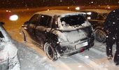 Ramte et snevejr p� vej til Kastrup lufthavn